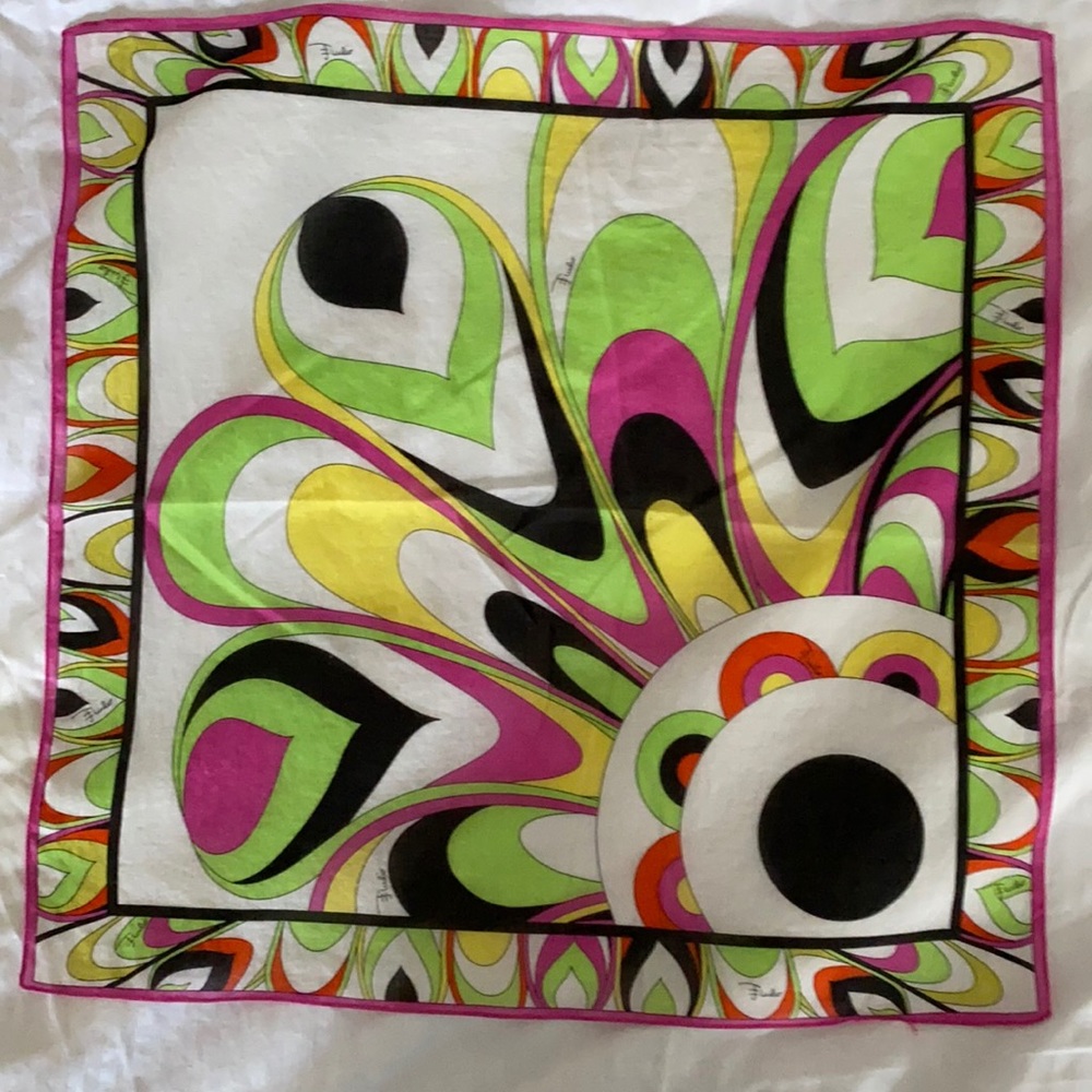 Pucci cotton scarf